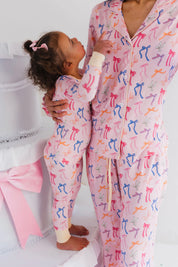 Multicolor Bow Two Piece Set