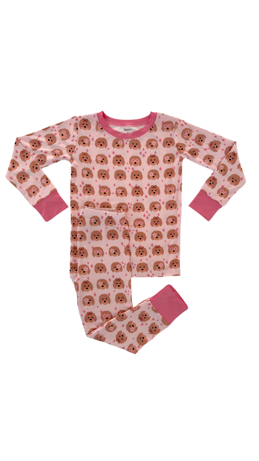 Pink Goldendoodle Two Piece Set