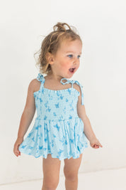 Meadow Smocked Bubble Romper