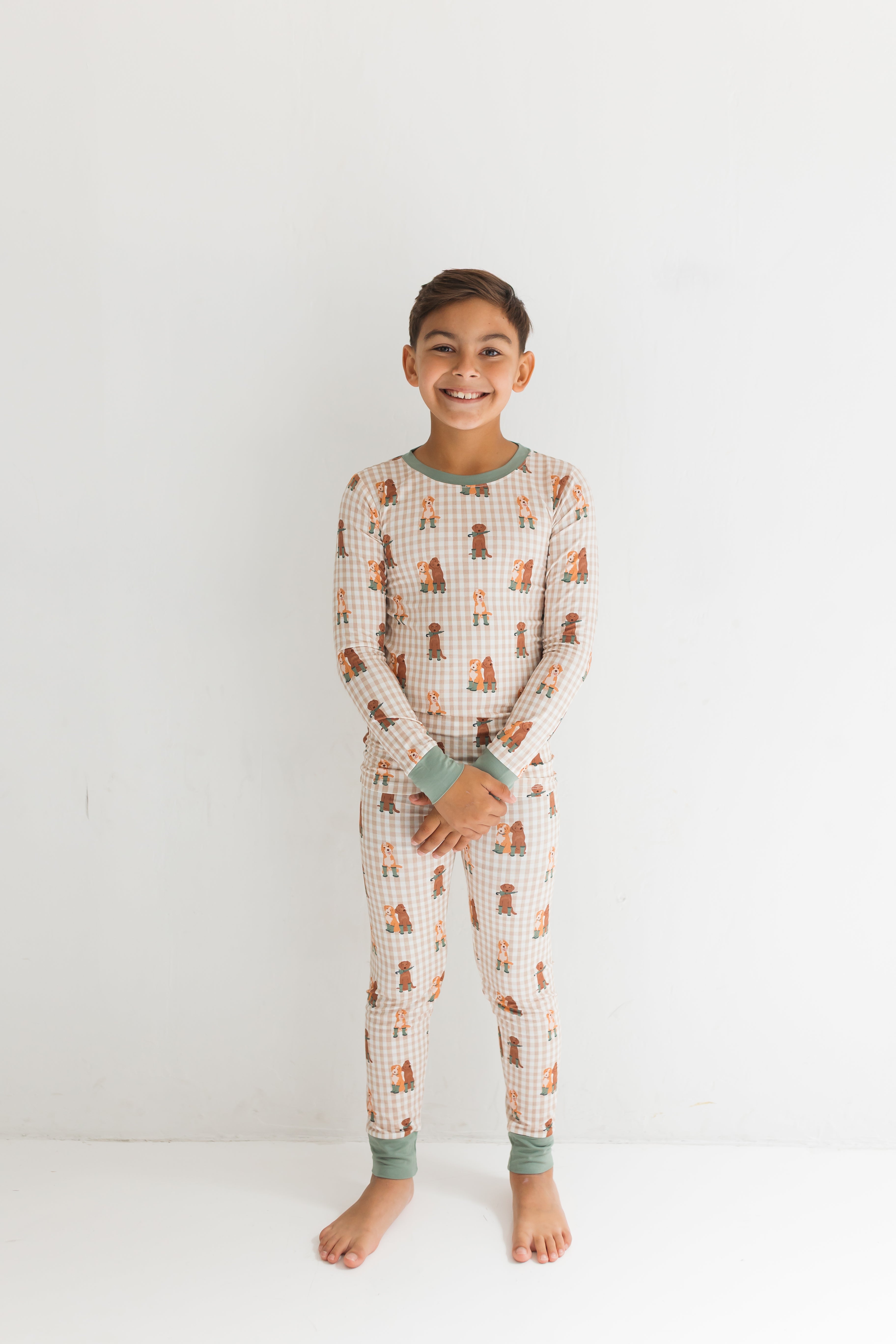 Green Pup Friends Two Piece Set – In My Jammers