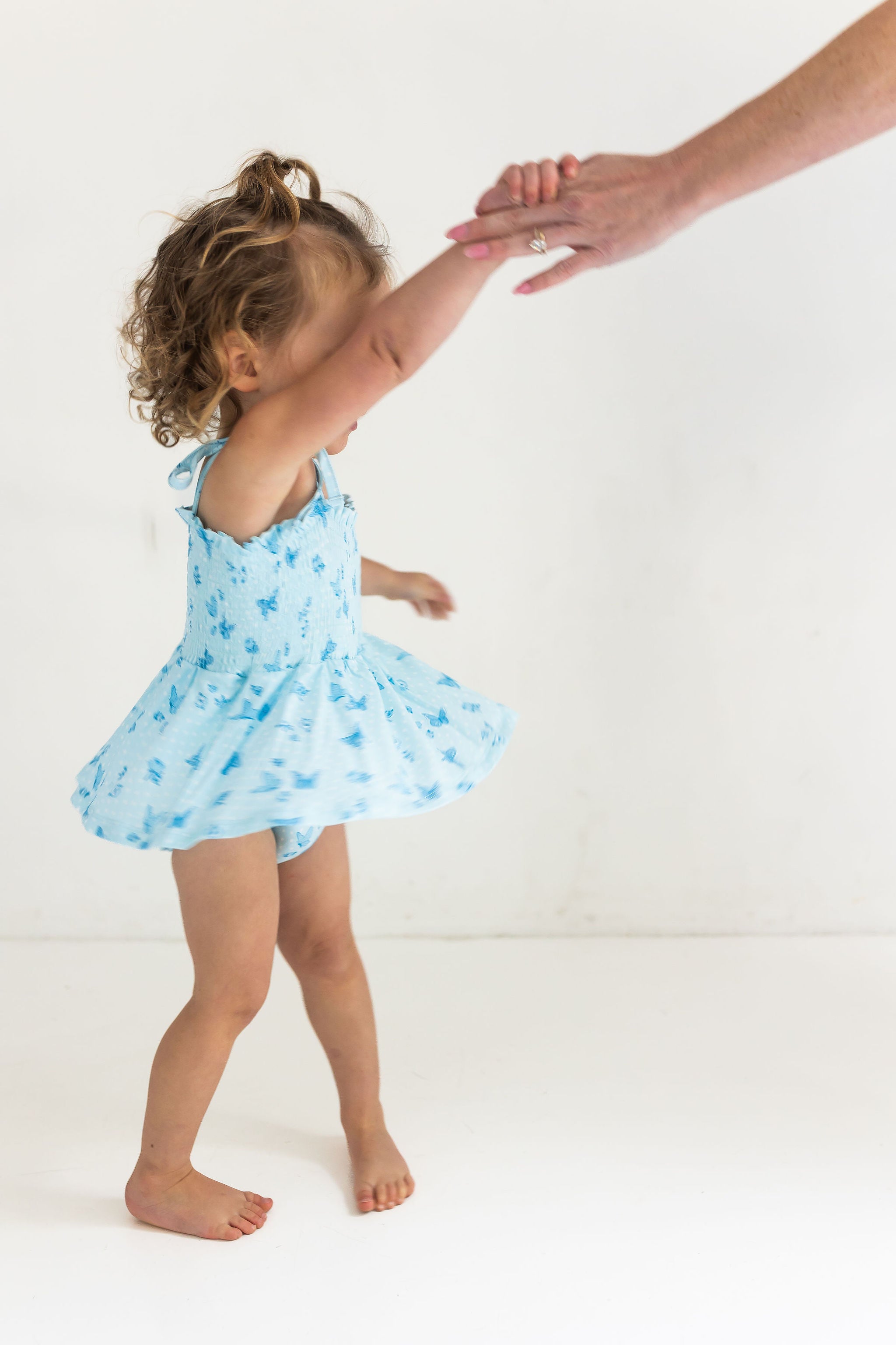 【もずく】B Camp-ball Fleece Rompers 90 Meadow Smocked Bubble Romper – In My Jammers