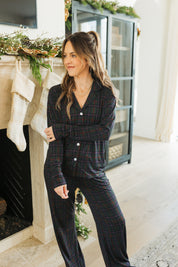 Midnight Mistletoe Plaid Women’s Set IMJ x Daryl-Ann Denner