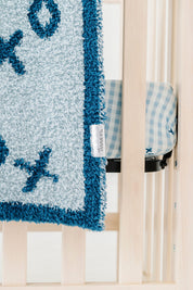 Blue XO Plush Blanket