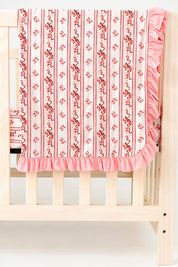 Vintage Love Ruffle Blanket