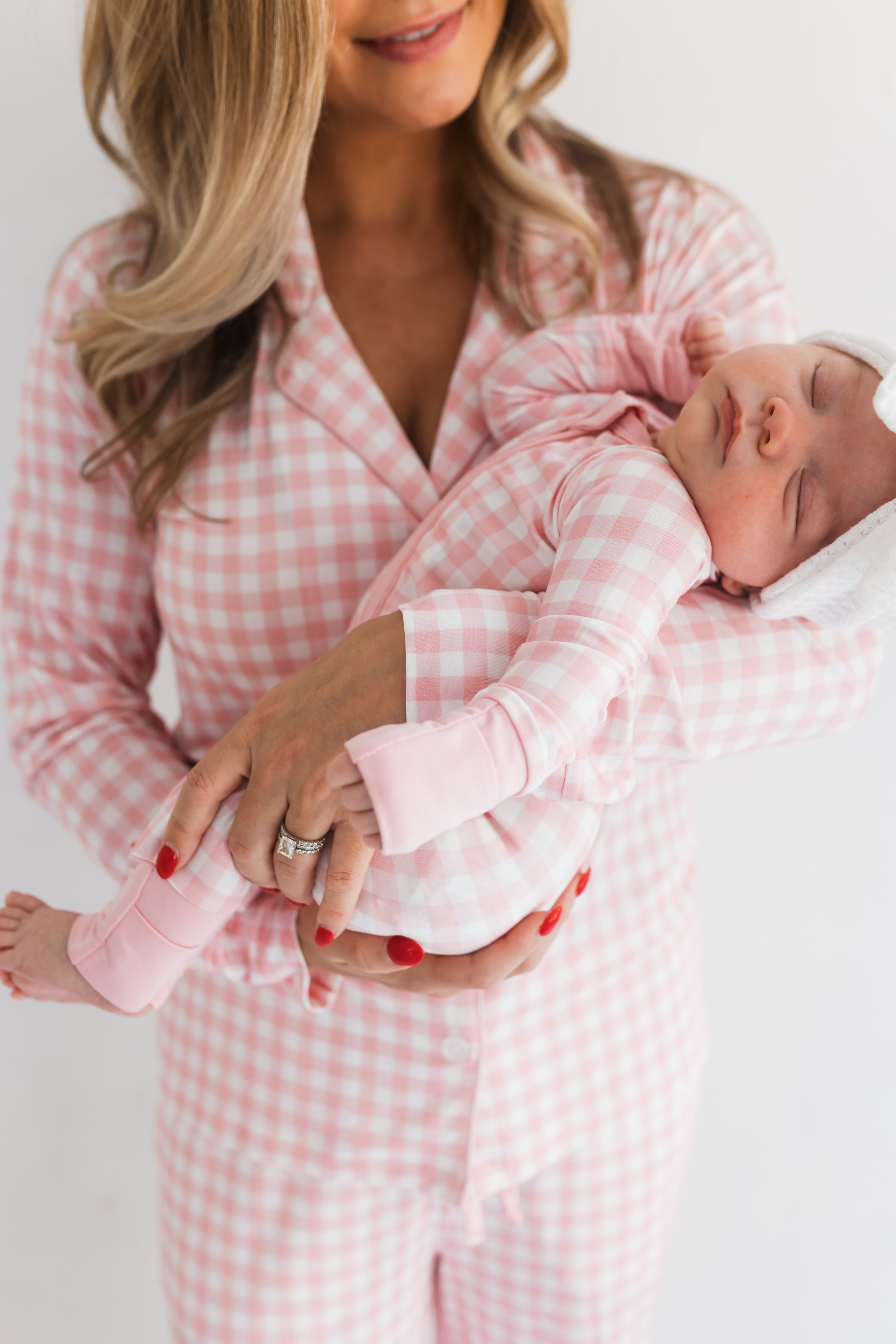 Blush Gingham Women's Set