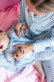 Blue XO Gingham Women's Set