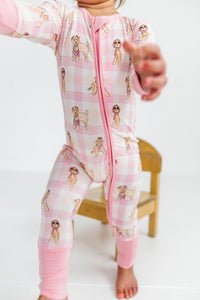 Pawsh Pup Zipper Romper IMJ x Karissa Abbott