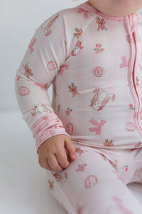 Rosie Rabbit Zipper Romper