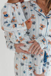 Hanukkah Bears Zipper Romper