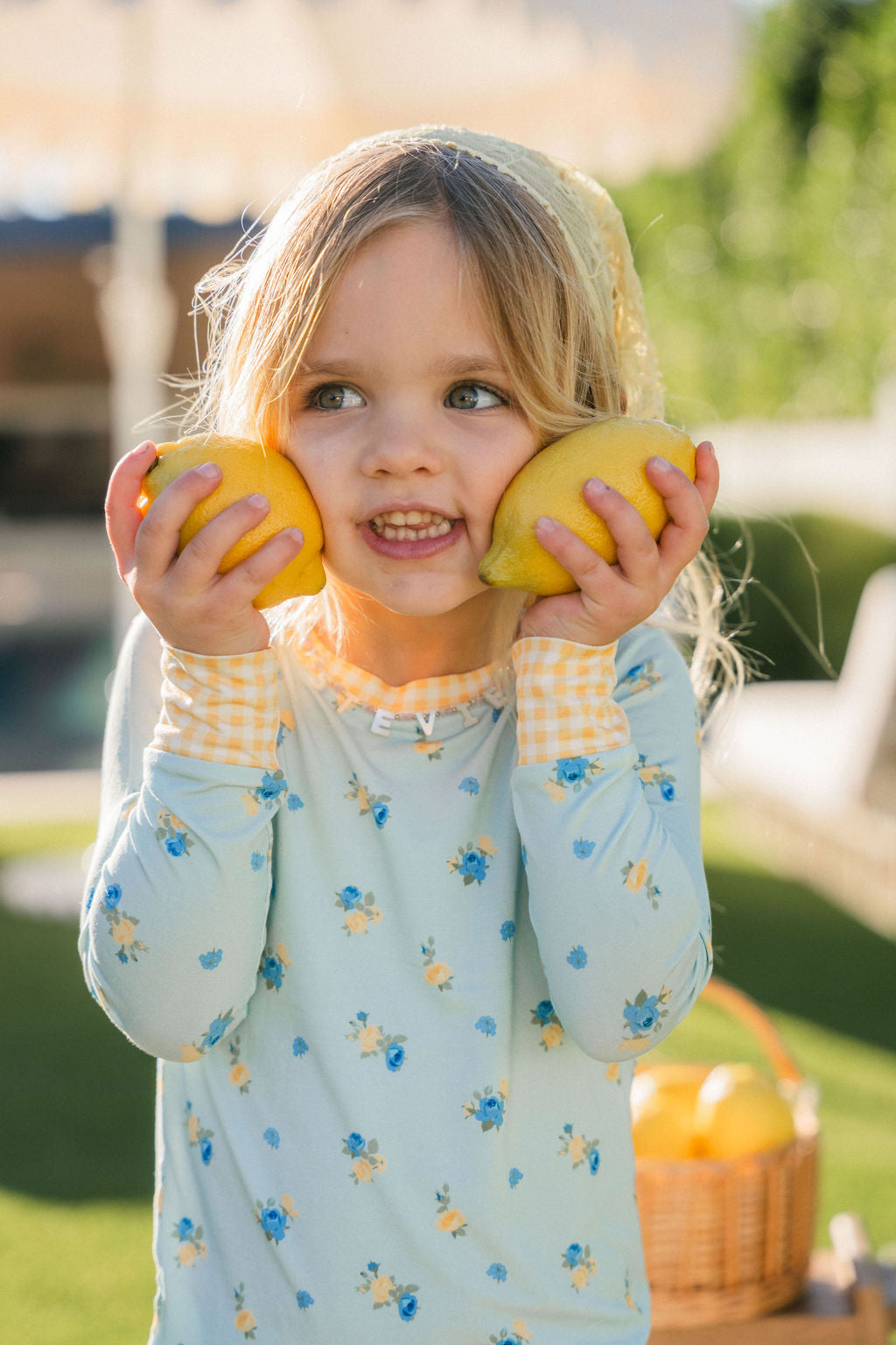 Floral and Gingham Two Piece Set IMJ x Karissa Abbott