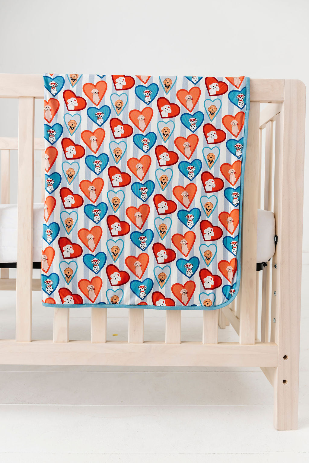 Blue Fur-Ever Valentine Blanket