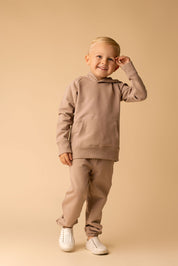 Sand Brown Jogger Set