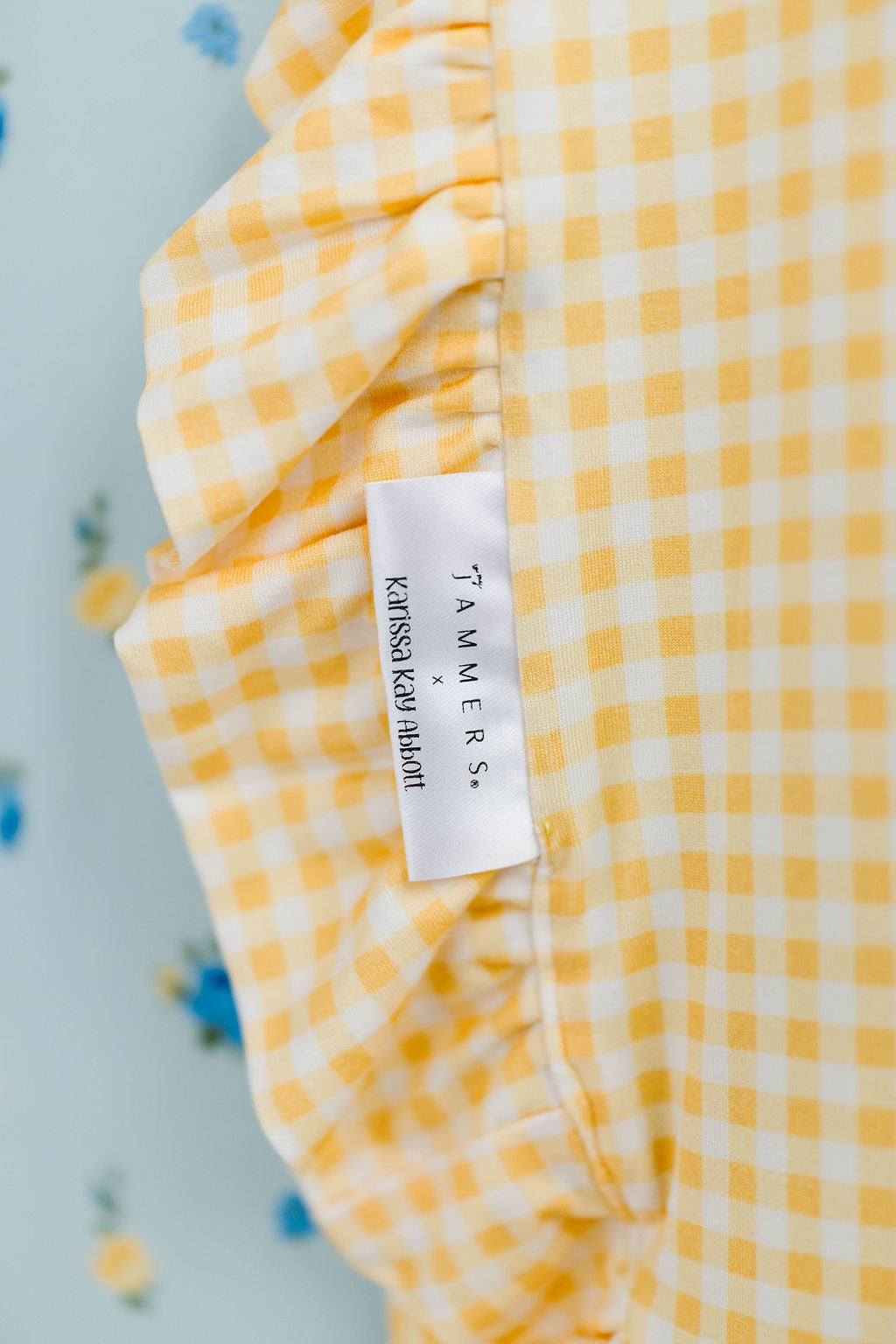 Floral and Gingham Blanket IMJ x Karissa Abbott