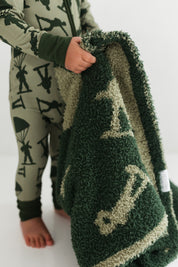Army Men Plush Blanket