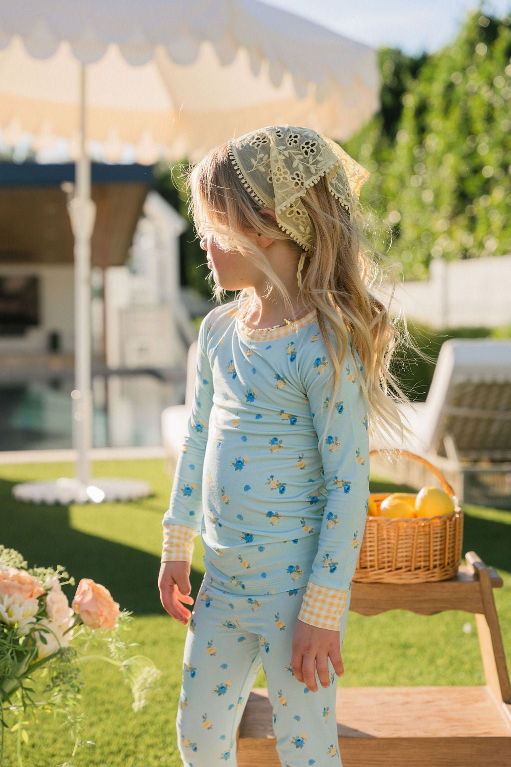 Floral and Gingham Two Piece Set IMJ x Karissa Abbott