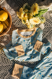 Floral and Gingham Two Piece Set IMJ x Karissa Abbott