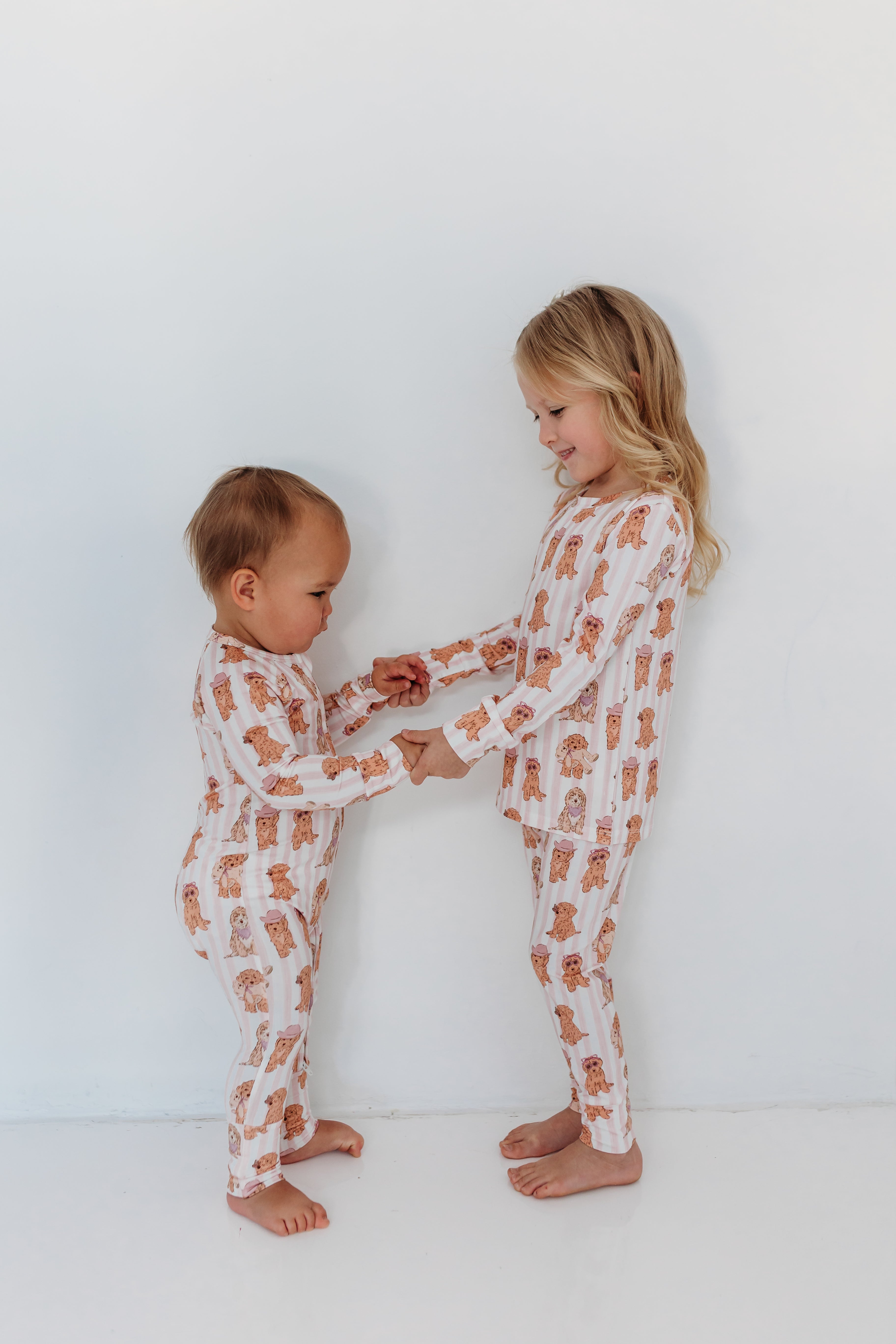 Pink Puppy Zipper Romper