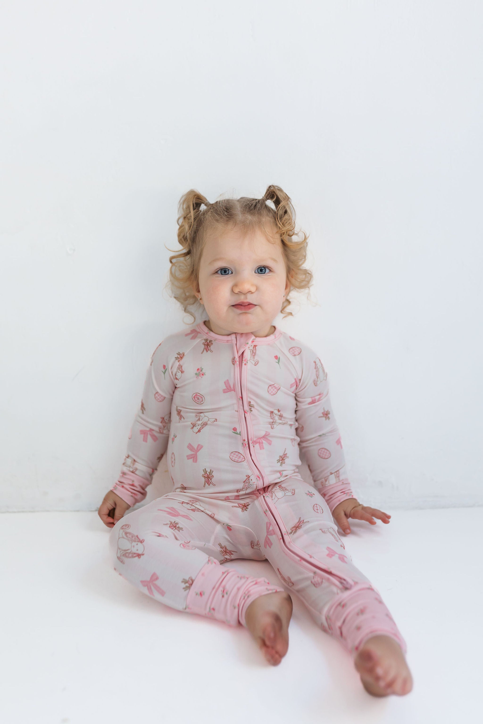 Rosie Rabbit Zipper Romper