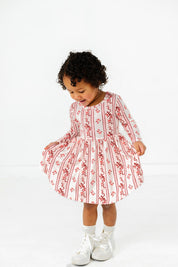 Vintage Love Long Sleeve Twirl Dress