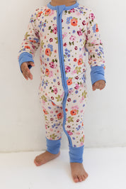 Clara Floral Zipper Romper