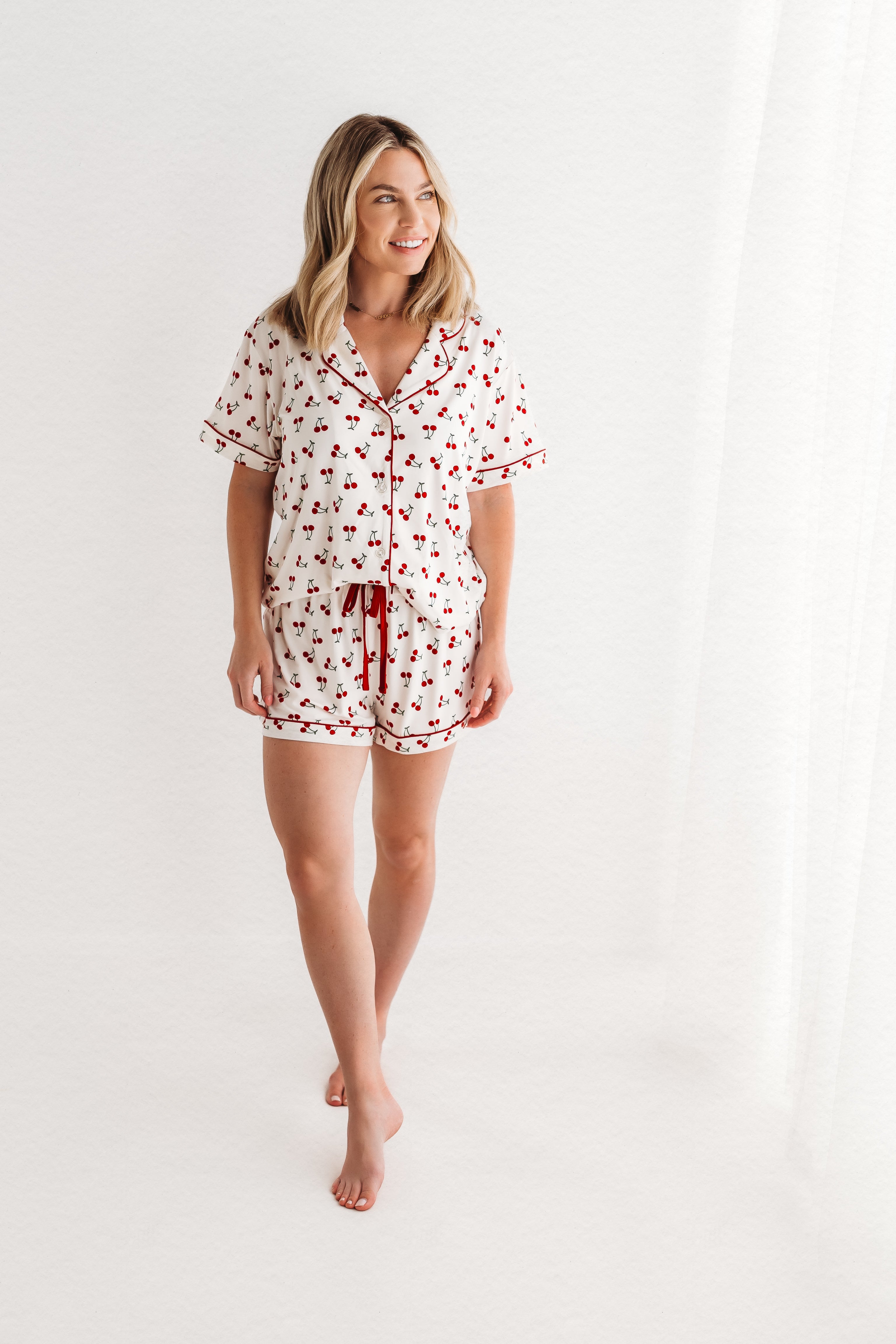 Red Cherry Women's Set Jammers x Wild + Rae