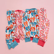 Blue Fur-Ever Valentine Two Piece Set