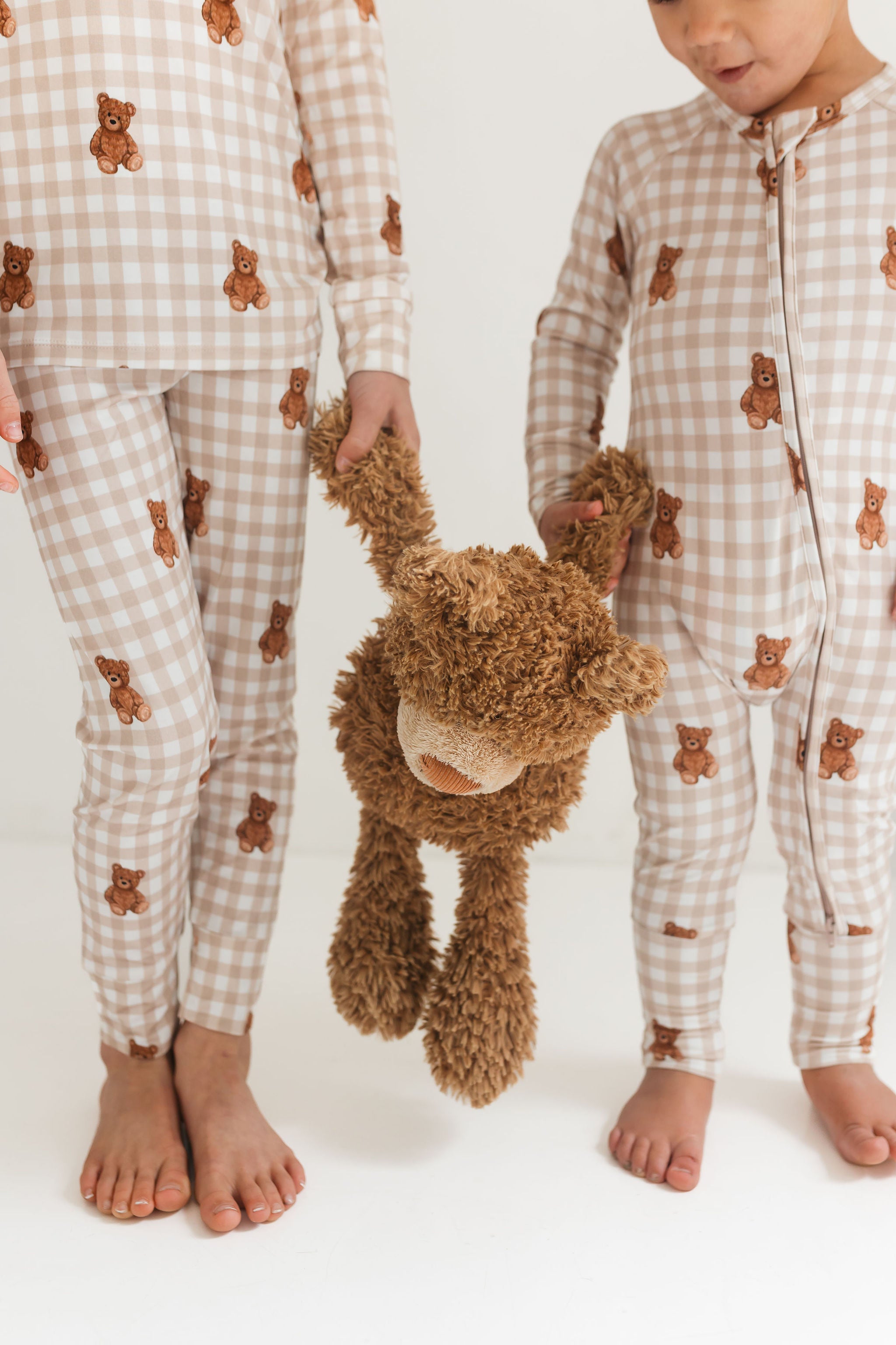 Teddy Gingham Two Piece Set