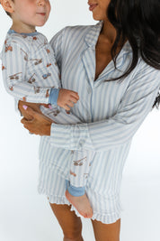 Tractors and Stripes Two Piece Set IMJ x Jenna Johnson