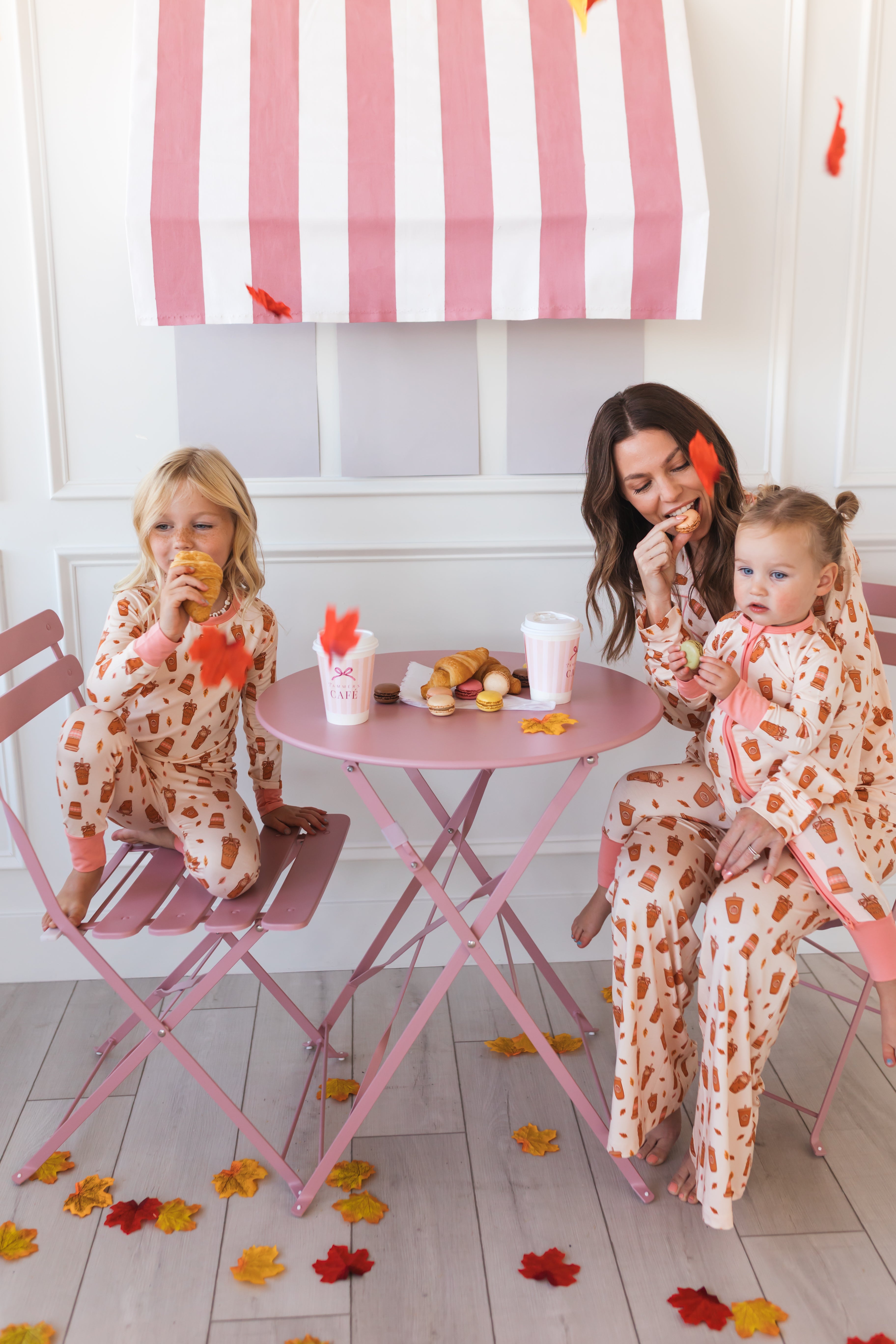 Pumpkin Latte Zipper Romper