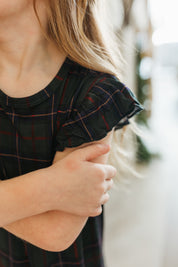 Midnight Mistletoe Plaid Dress IMJ x Daryl-Ann Denner