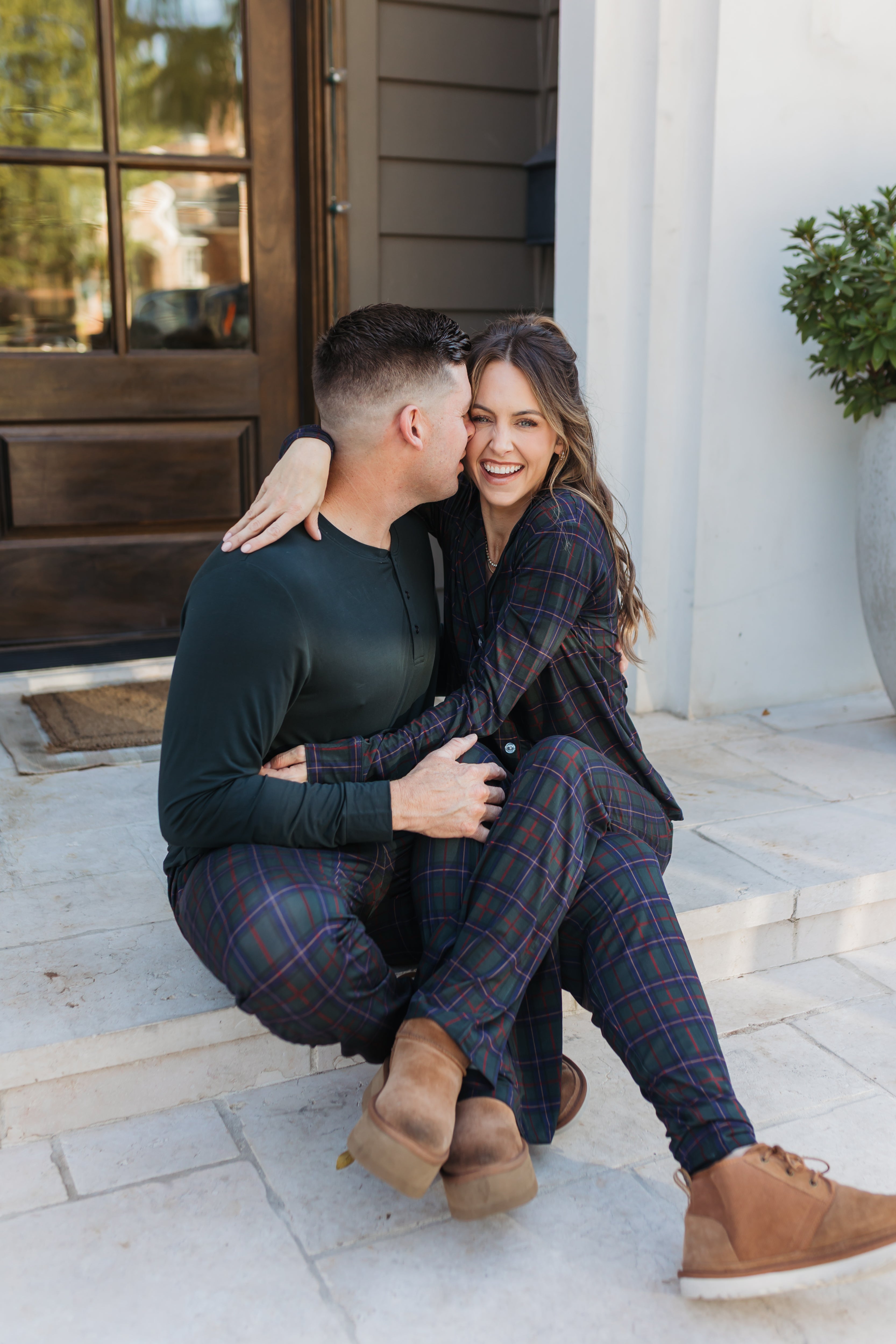 Midnight Mistletoe Plaid Women’s Set IMJ x Daryl-Ann Denner