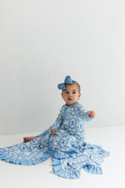 Julia Bow Ruffle Blanket