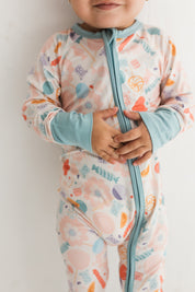 Candy Crush Zipper Romper