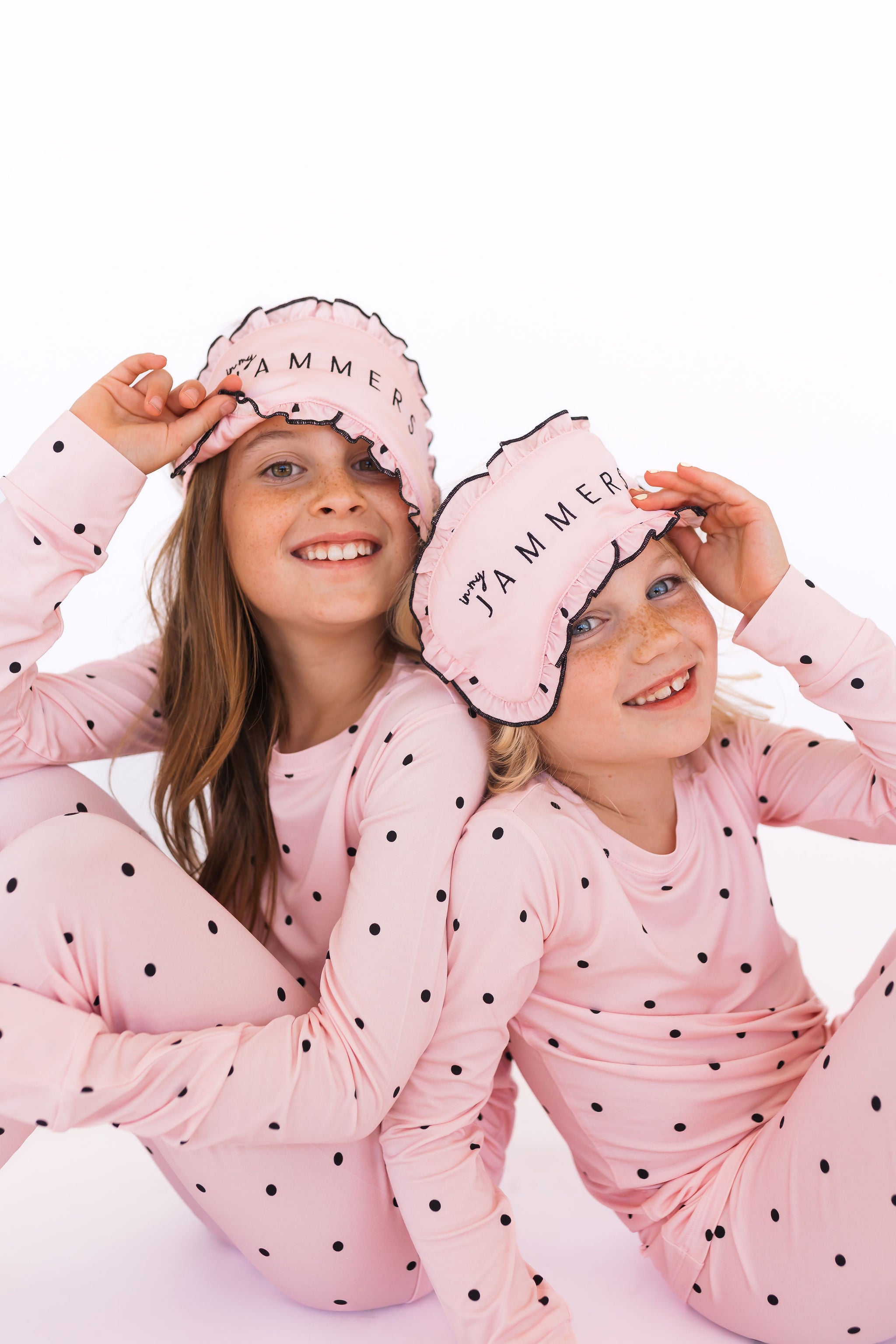 Blush Polka Dot Sleep Mask