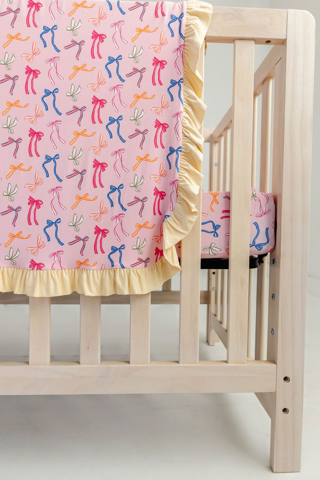 Multicolor Bow Blanket