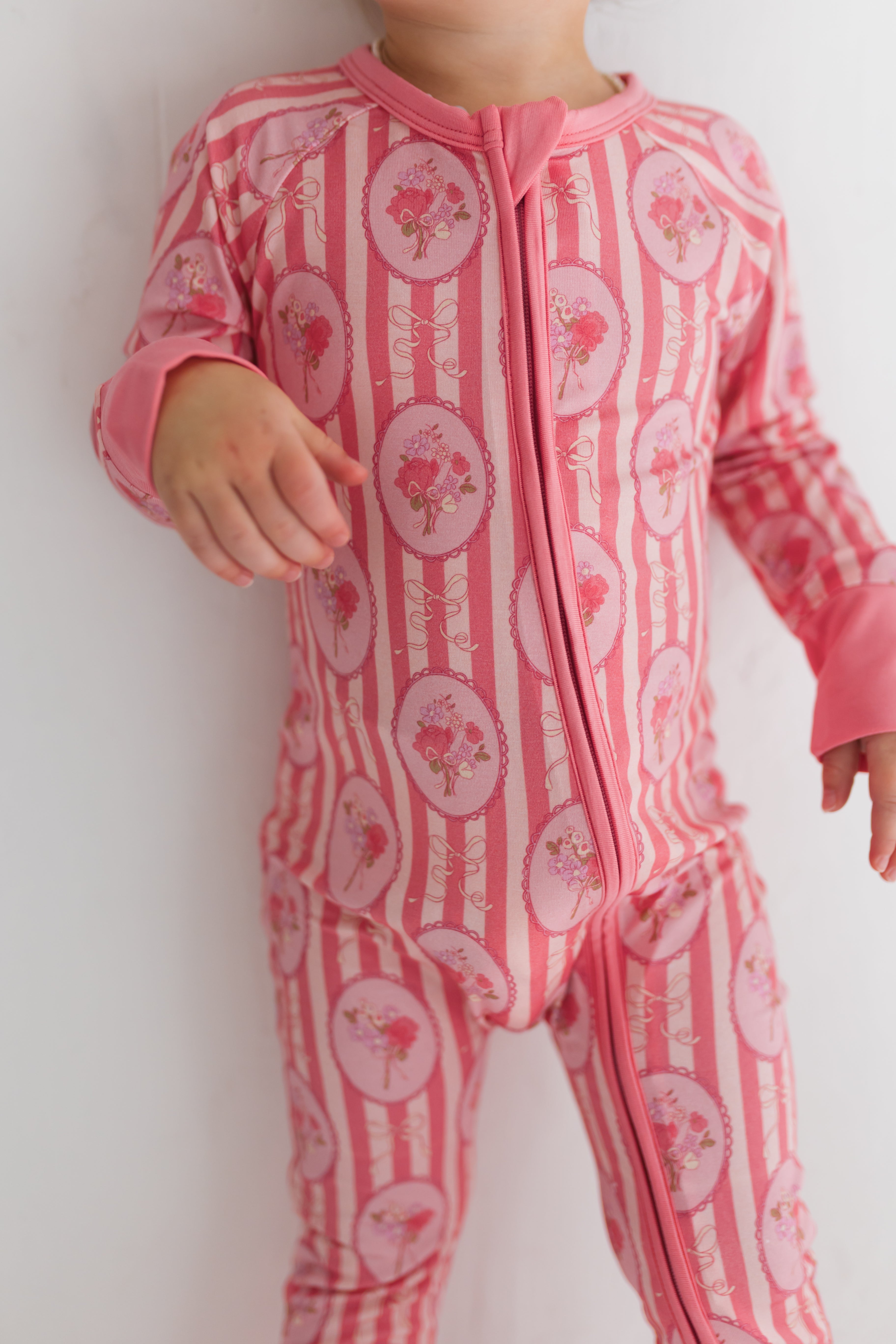 Pink Blaire Zipper Romper