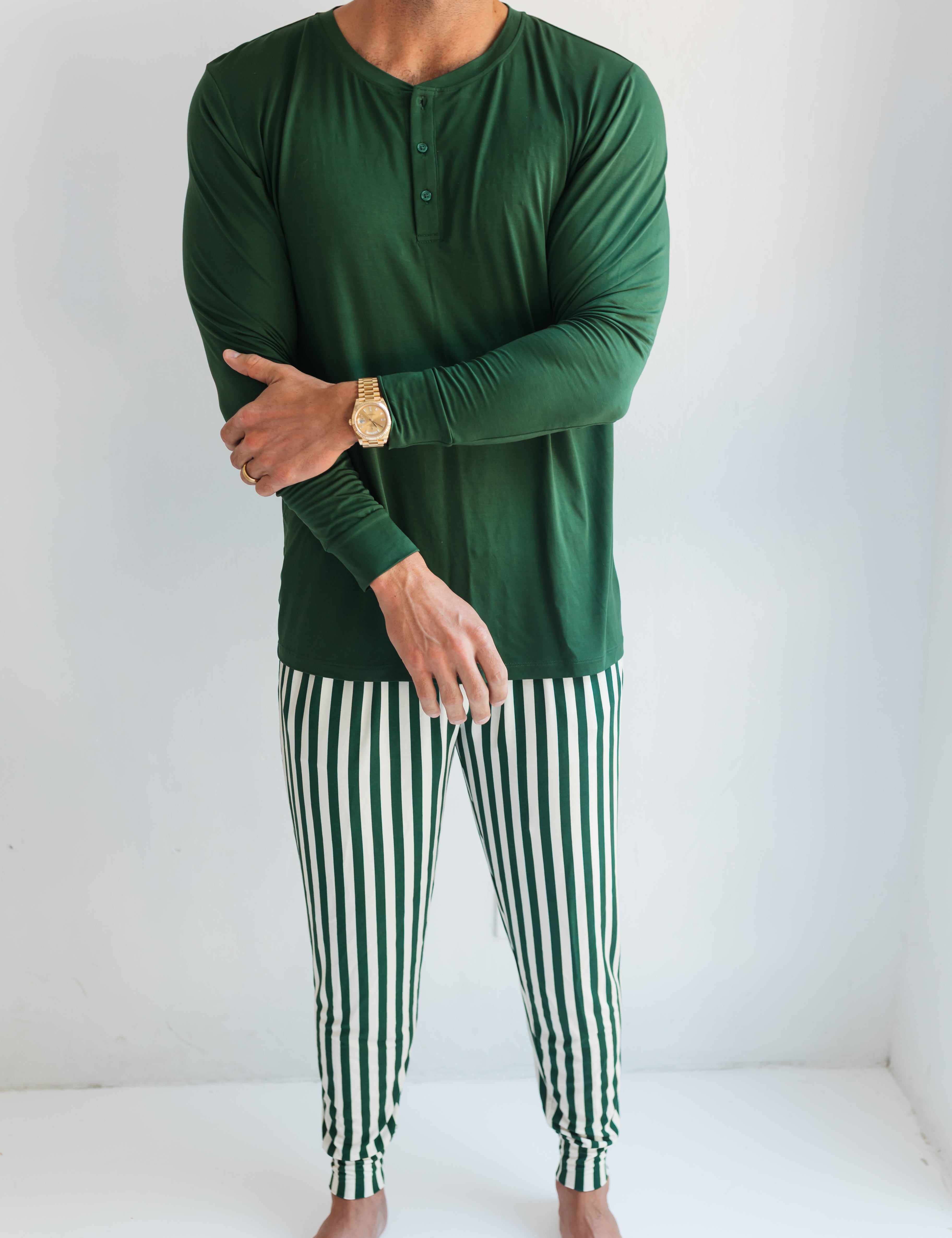 Green Stripe Men's Jogger – In My Jammers