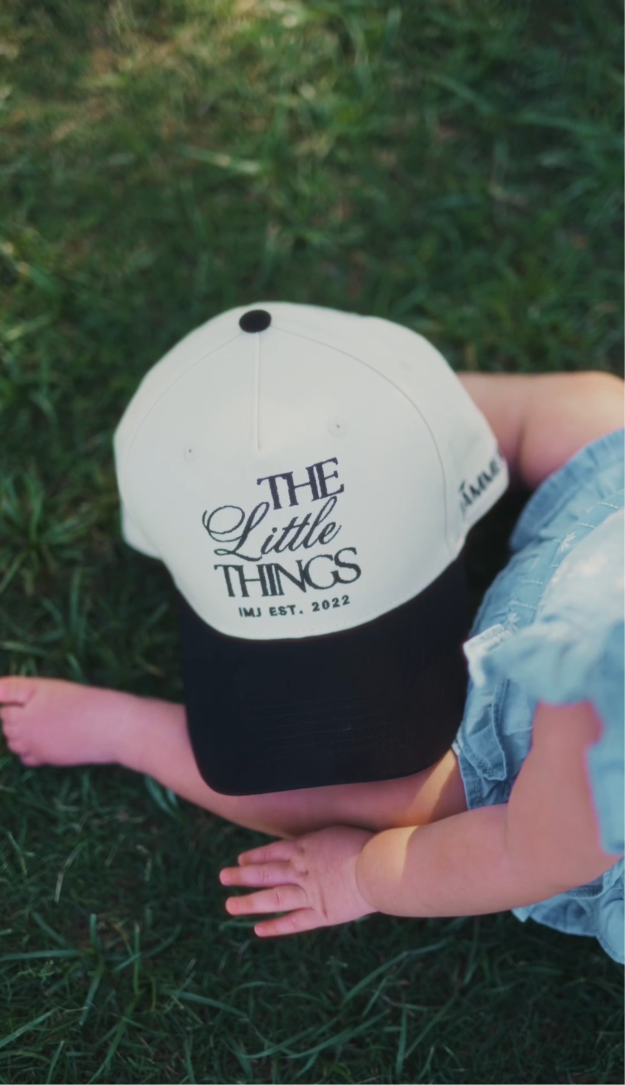 The Little Things Hat - Cream and Black