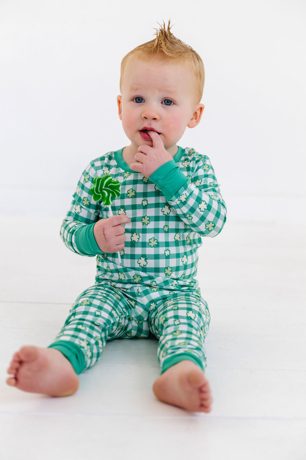 Lucky Gingham Two Piece Set