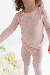 Pink Little Goose Two Piece Set