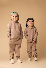 Sand Brown Jogger Set