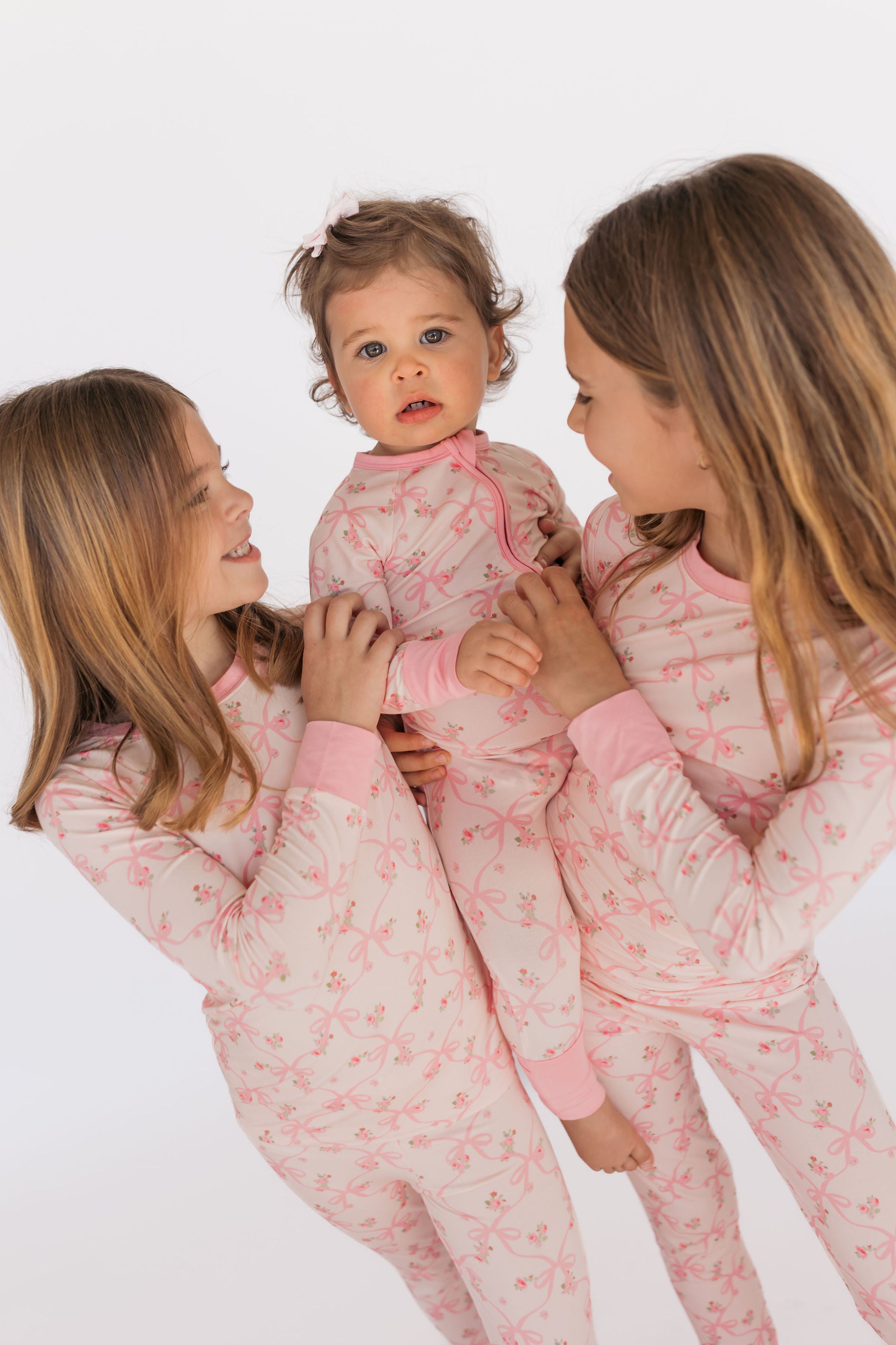 Rosie Bow Zipper Romper