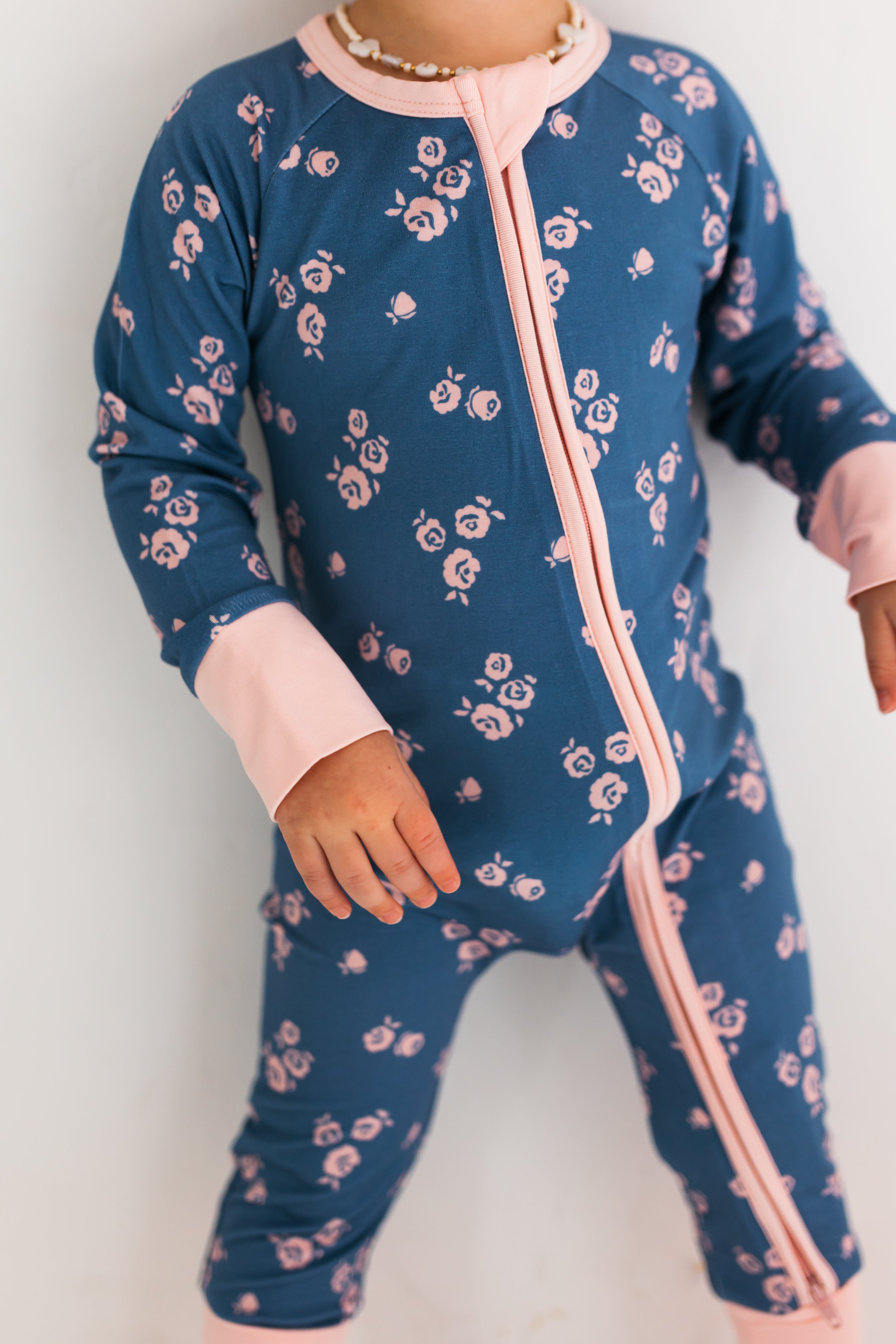 Madelyn Floral Zipper Romper