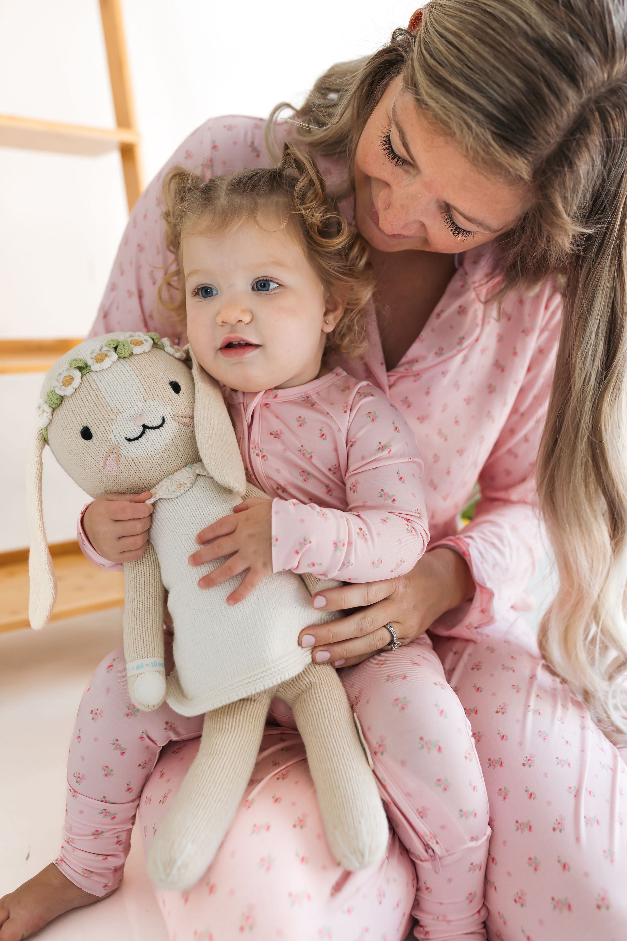 Rosie Floral Women's Long Sleeve Ruffle Set