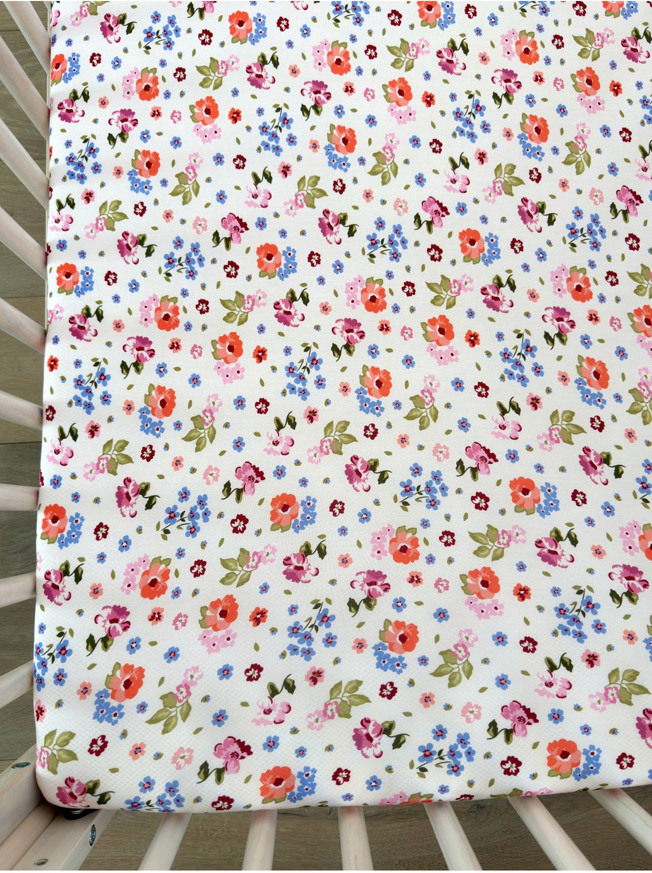 Clara Floral Crib Sheet