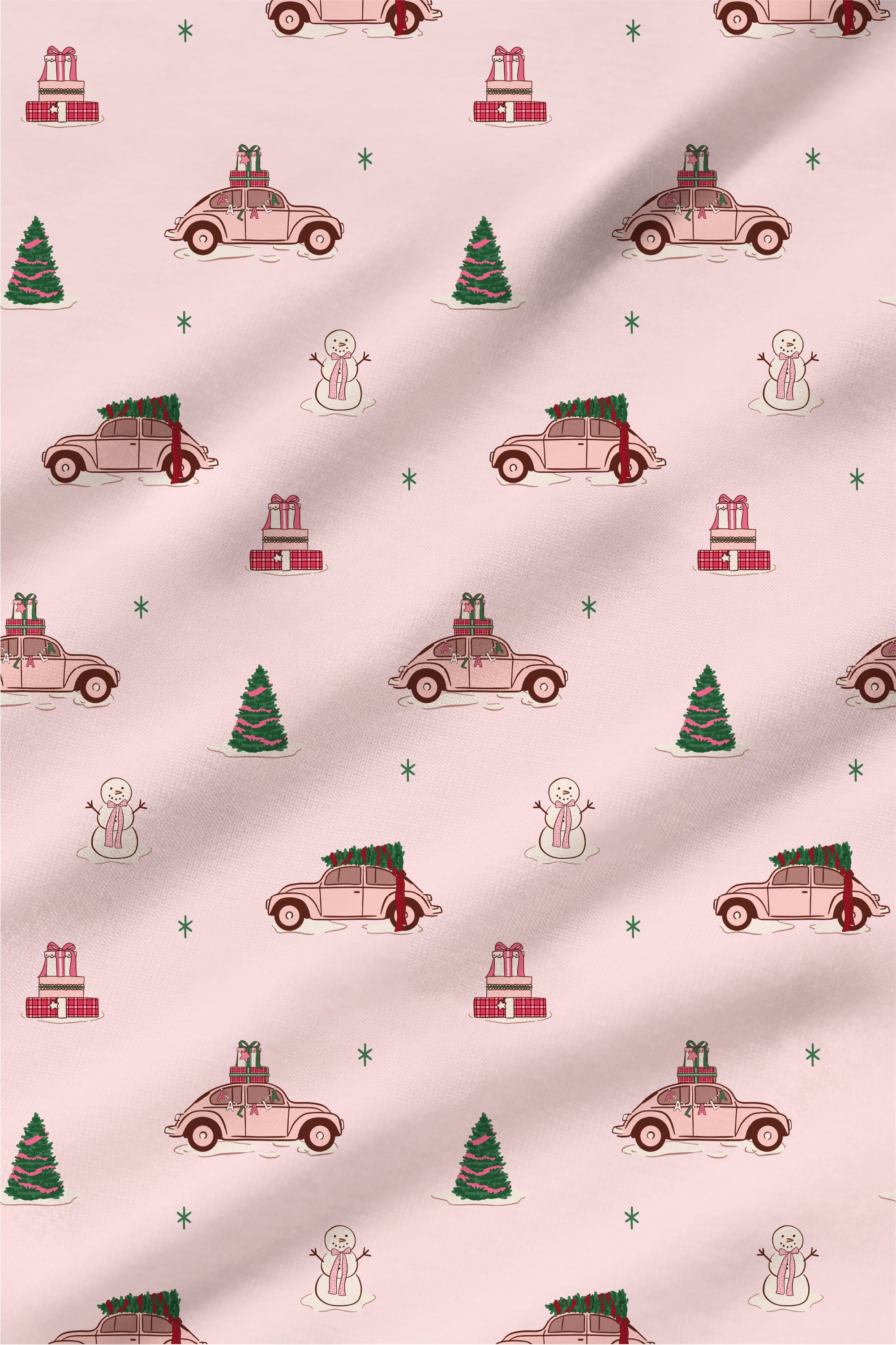 Pink Holly Jolly Cruisers