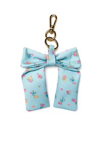 Poppy Blue Bow Backpack Charm - SHIPS 8/3
