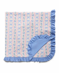 Amelia Bow Ruffle Blanket