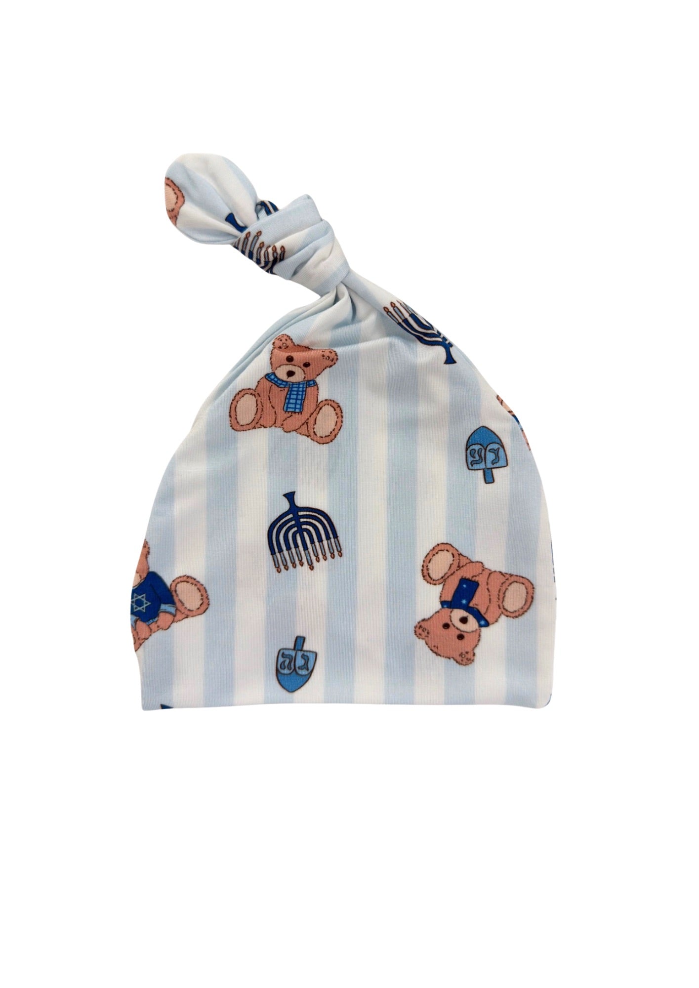 Hanukkah Bears Newborn Hat