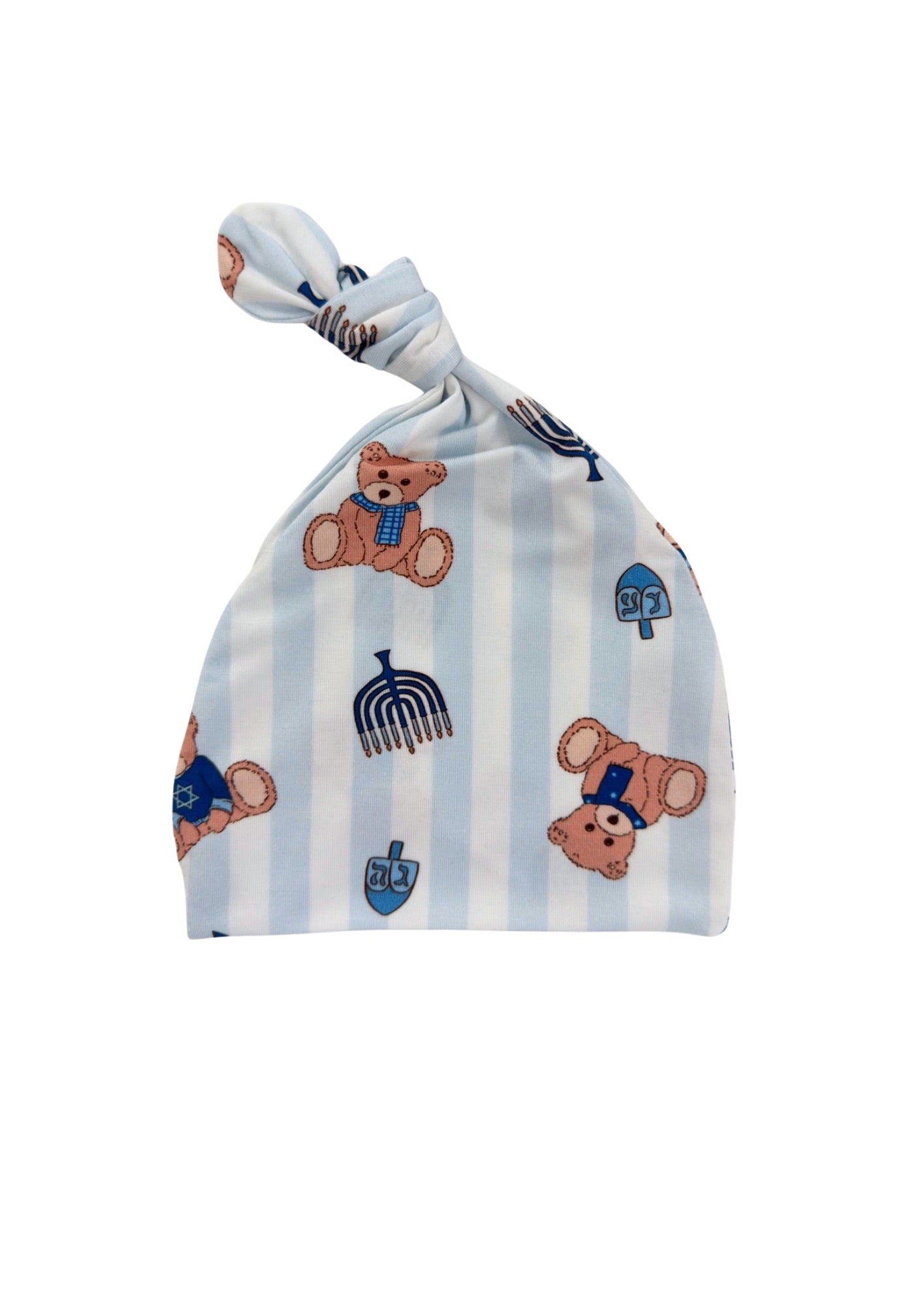 Hanukkah Bears Newborn Hat